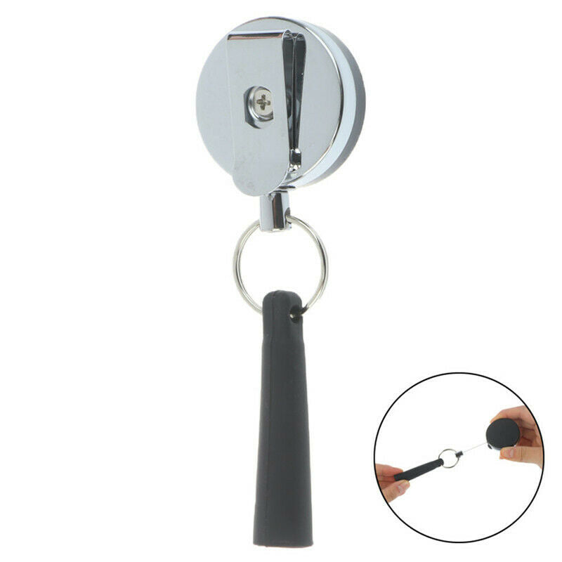Camping Heavy Duty Retractable Pen Pull Holder Reel Carpenter Anti Lost R.l8