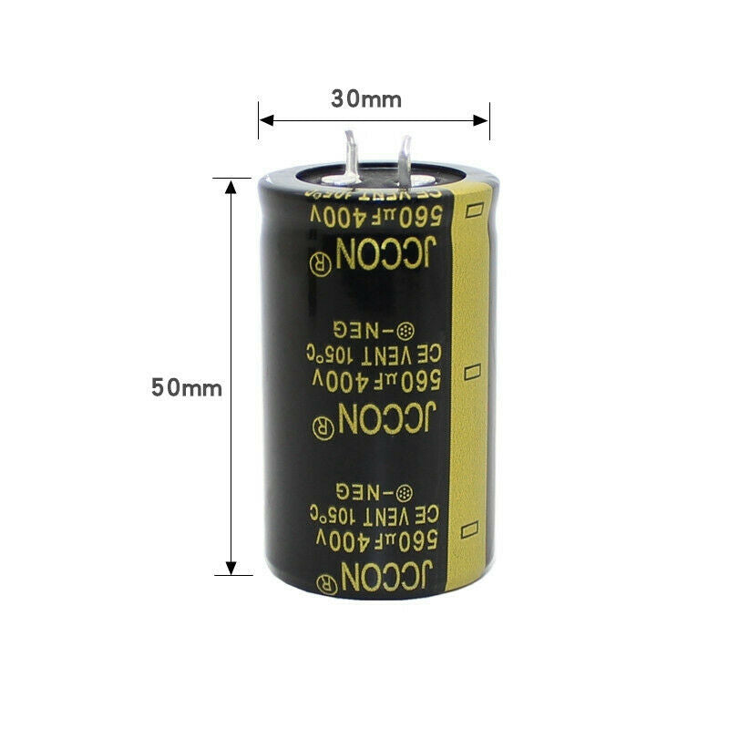 1pcs 400v 560uf Aluminum electrolytic capacitor Inverter welding machine 30x50mm