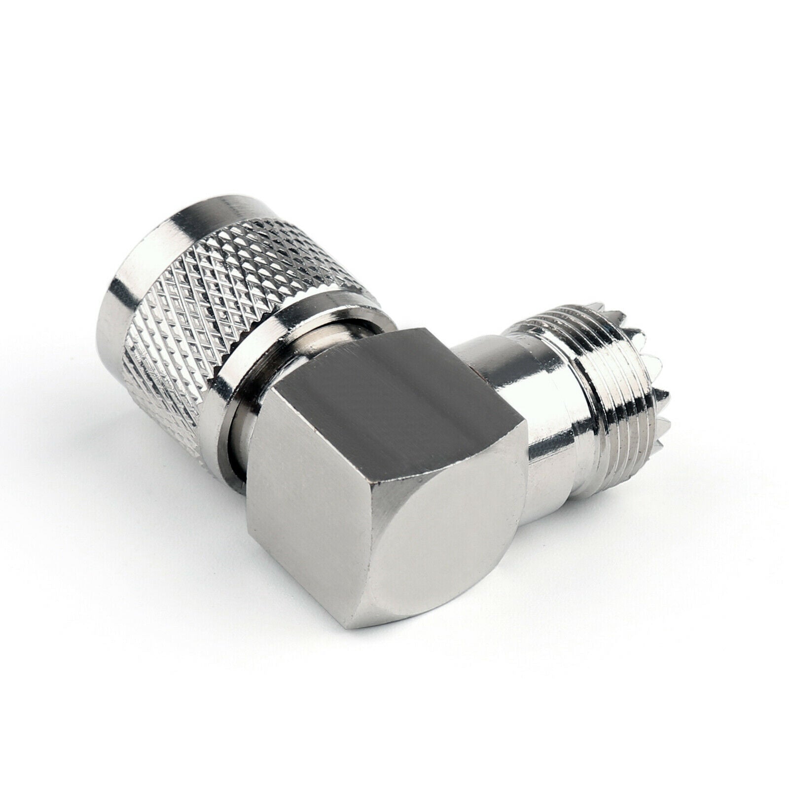 10X UHF Female Jack SO239 to N Male Plug Adapter 90¡ãRight Angle RF Connector CN