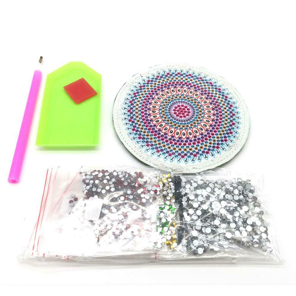 DIY Special Shaped Diamond Painting Mandala Wallet Embroidery Coin Purse @