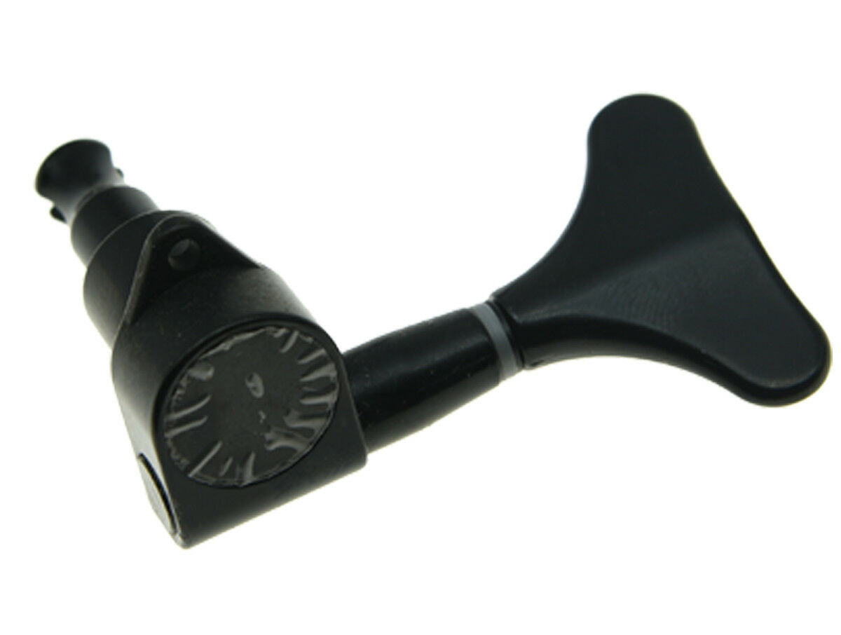 Black 2xLeft 3xRight Sealed Bass Tuners Tuning Pegs 5 String Bass Machine Heads