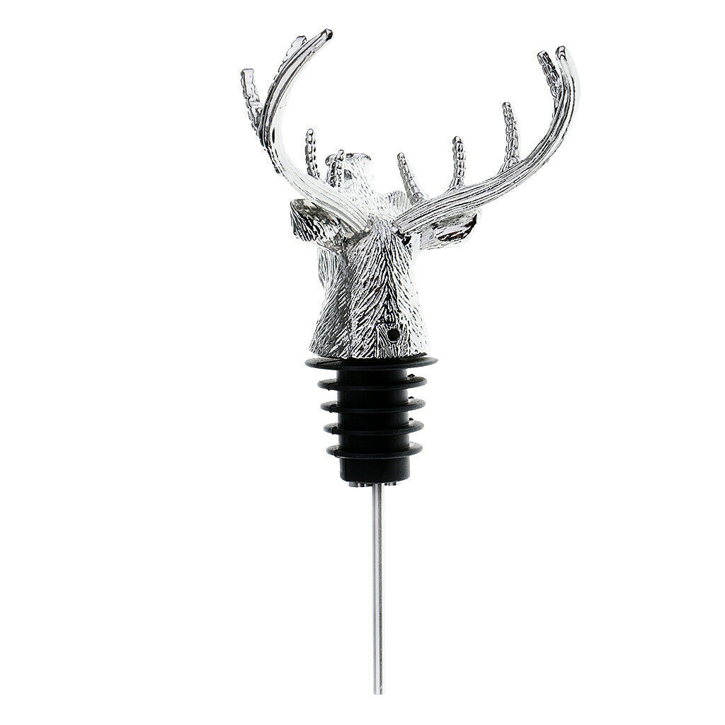 Wine Pourer Shaped Deer Head Decorative Accessory For