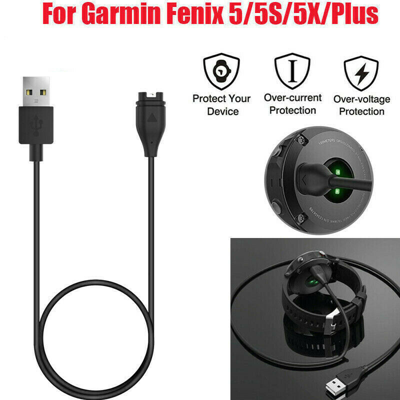 USB Charger Charging Cable for Garmin Fenix 5/5S/5X Vivoactive 3 Vivosport Watch
