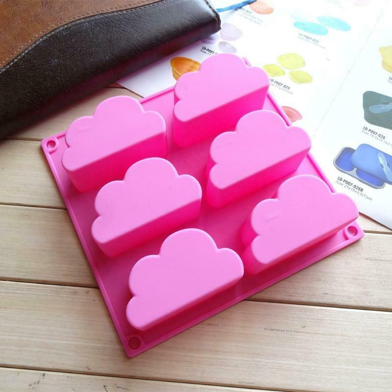 Cloud Shape Silicone Baking Mousse Mold Cake Form Soap Moulds Gifts for Children