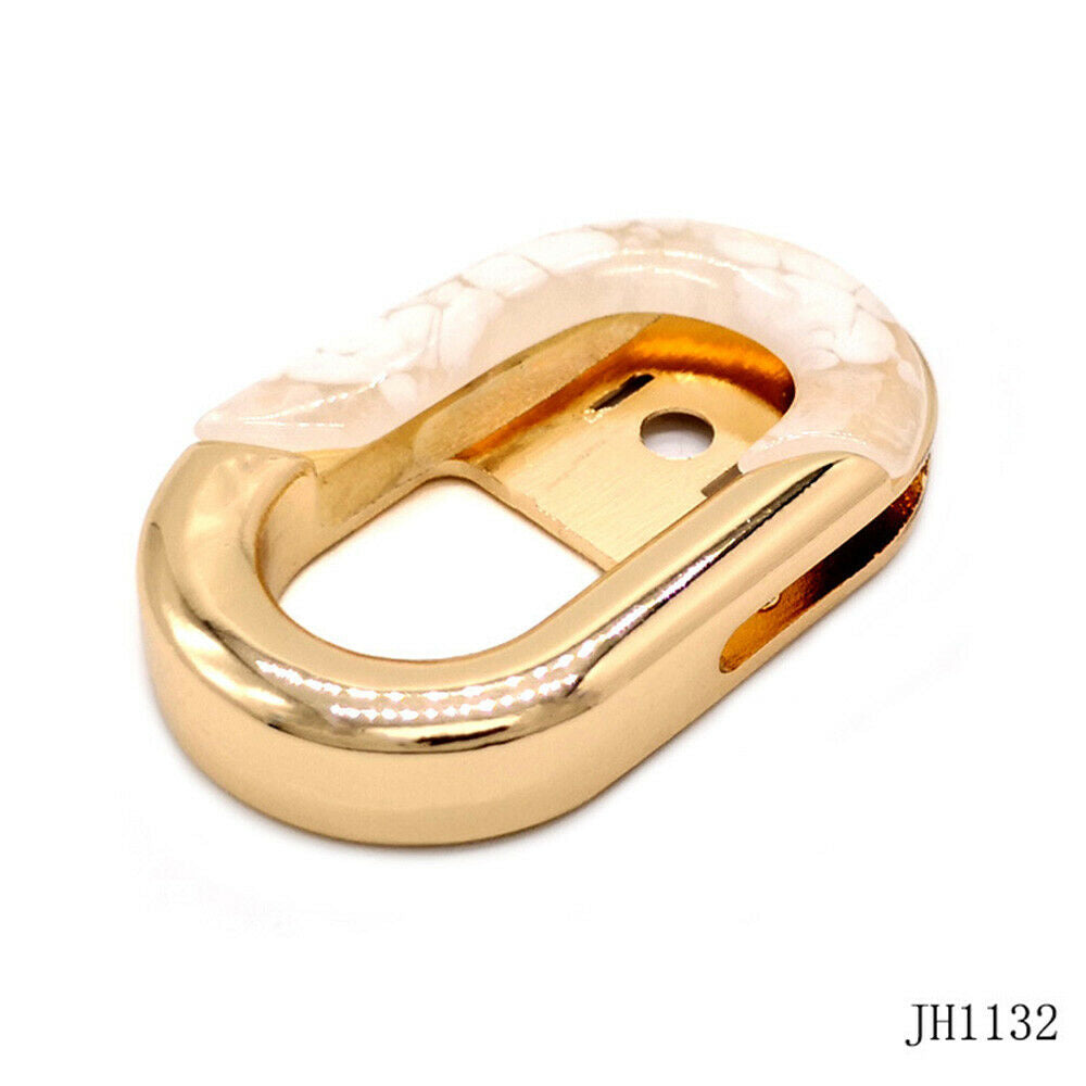 Oval Magnetic Lock Bag Clasp DIY Handbag Purse Hardware Replacement Accessories