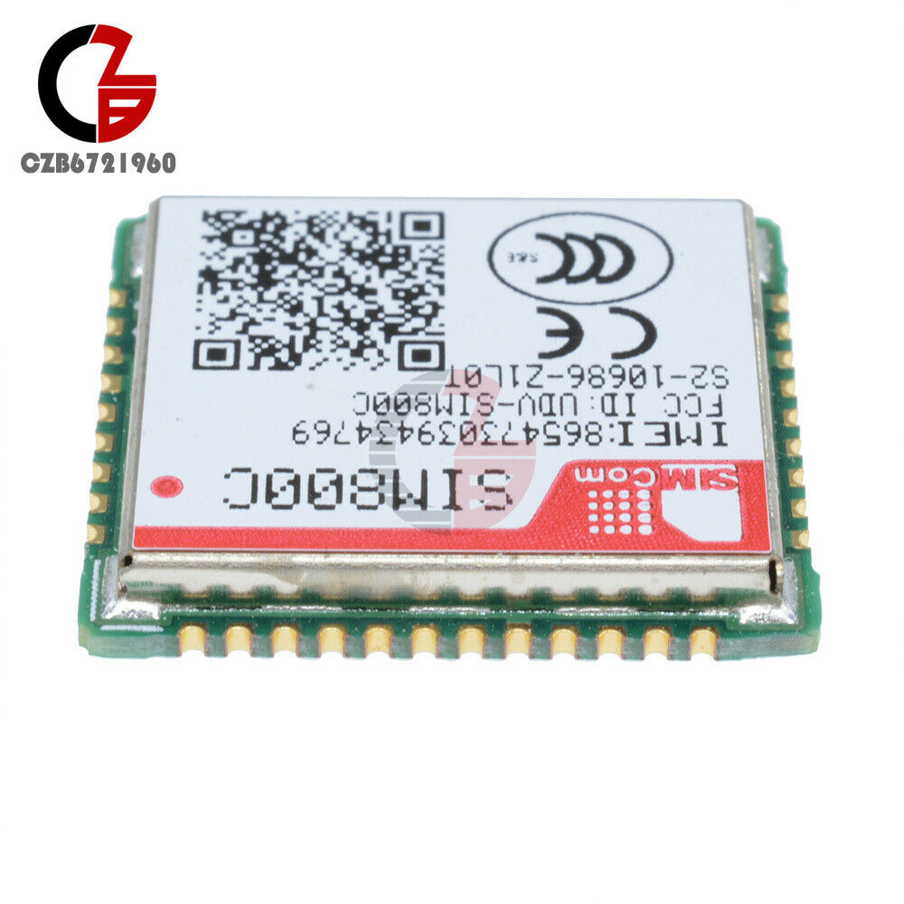 SIM800C SMS DATA Transfer Voice SIM800C GSM Module Quad Band Support TTS 1800MHz