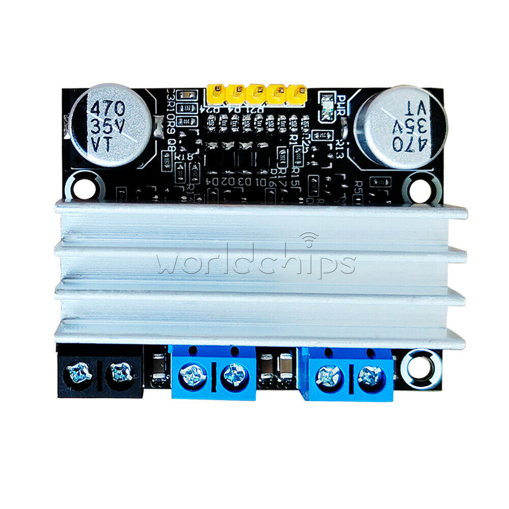 10A 2 Channel H-bridge DC 3-18V Motor Drive Module PWM Adust Speed Dimming