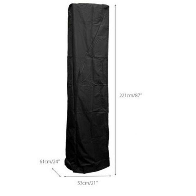 Waterproof Gas Pyramid Patio Heater Cover Garden Furniture Protector with Zipper