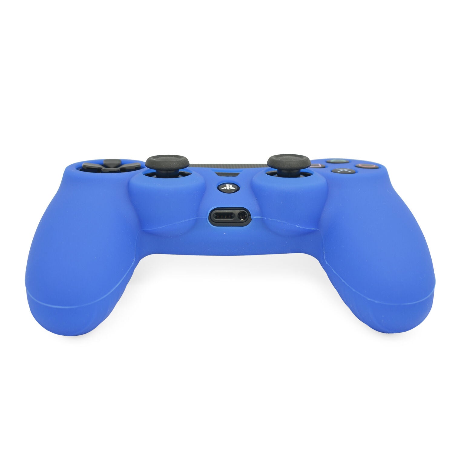 Silicone Rubber Soft Skin Gel Cover Case for Playstation 4 PS4 Controller BLUE