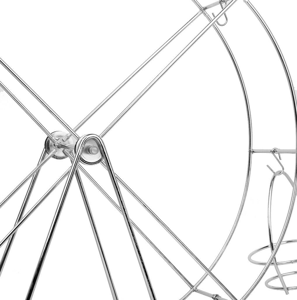 Unique 8-Cup Stainless Steel Rotating Ferris Wheel Cupcake Stand
