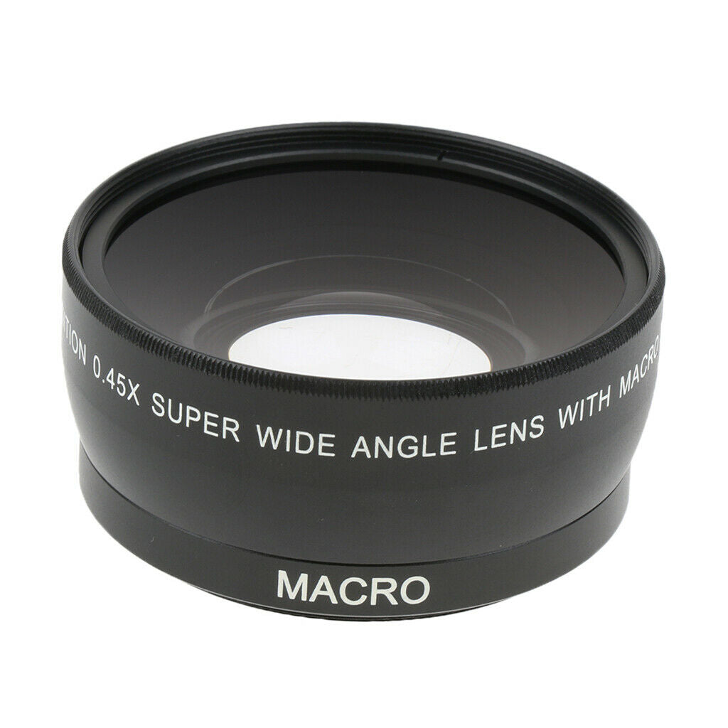 55mm 0.45x Wide Angle Lens with Macro for Canon   Sony Digital Cameras