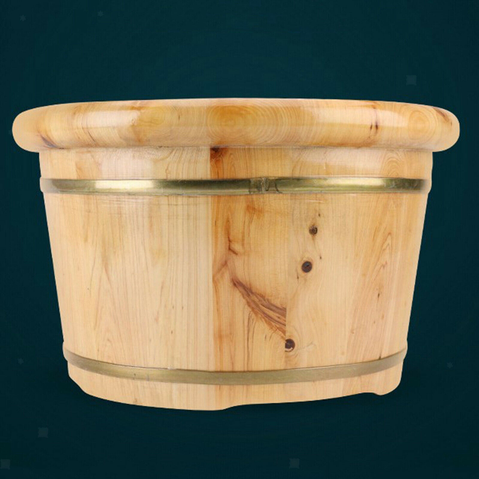 Cedar Wood Foot Basin Wood Bucket For Foot Soaker Washing Massage Spa Soaking