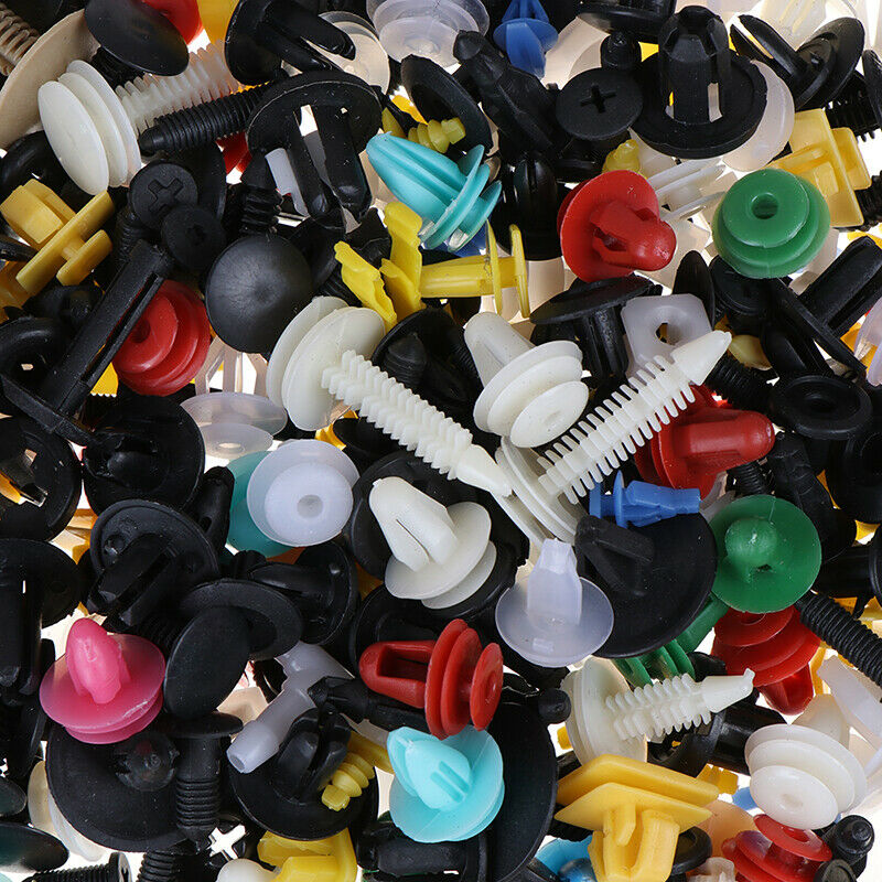 500Pcs Car auto mixed fastener clip bumper fender trim plastic rivet door paBDA