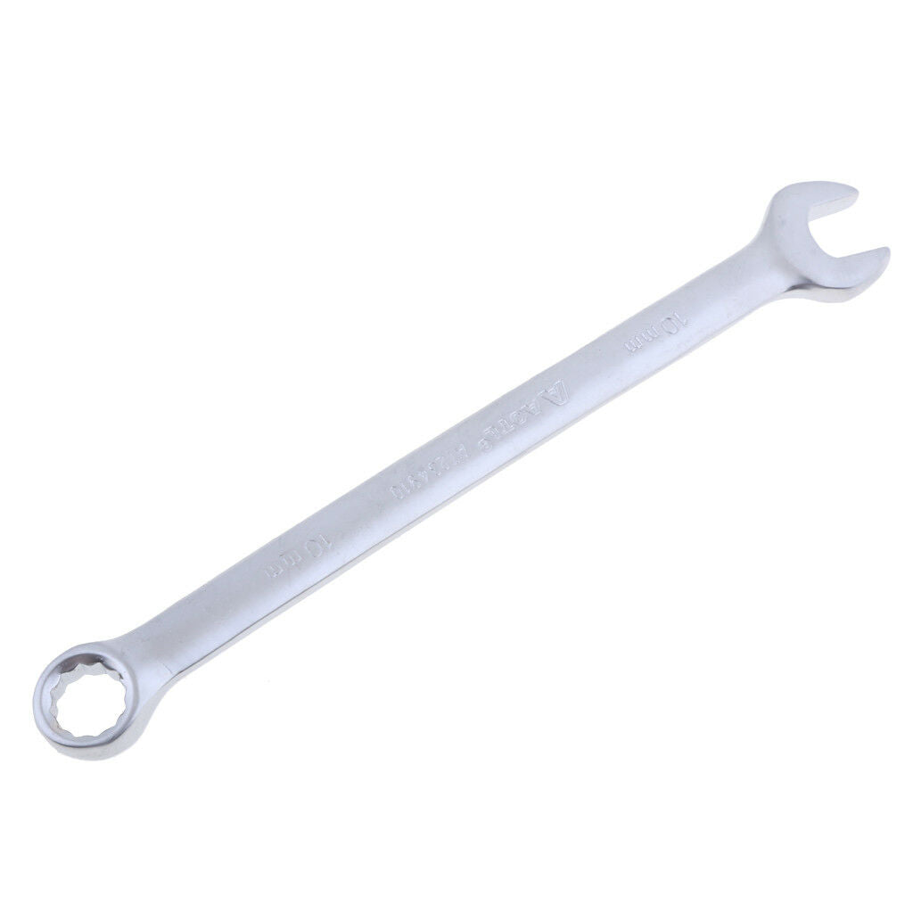 Stubby Metric Combination Spanner Ratchet Wrench 10mm Ring Spanner Open End
