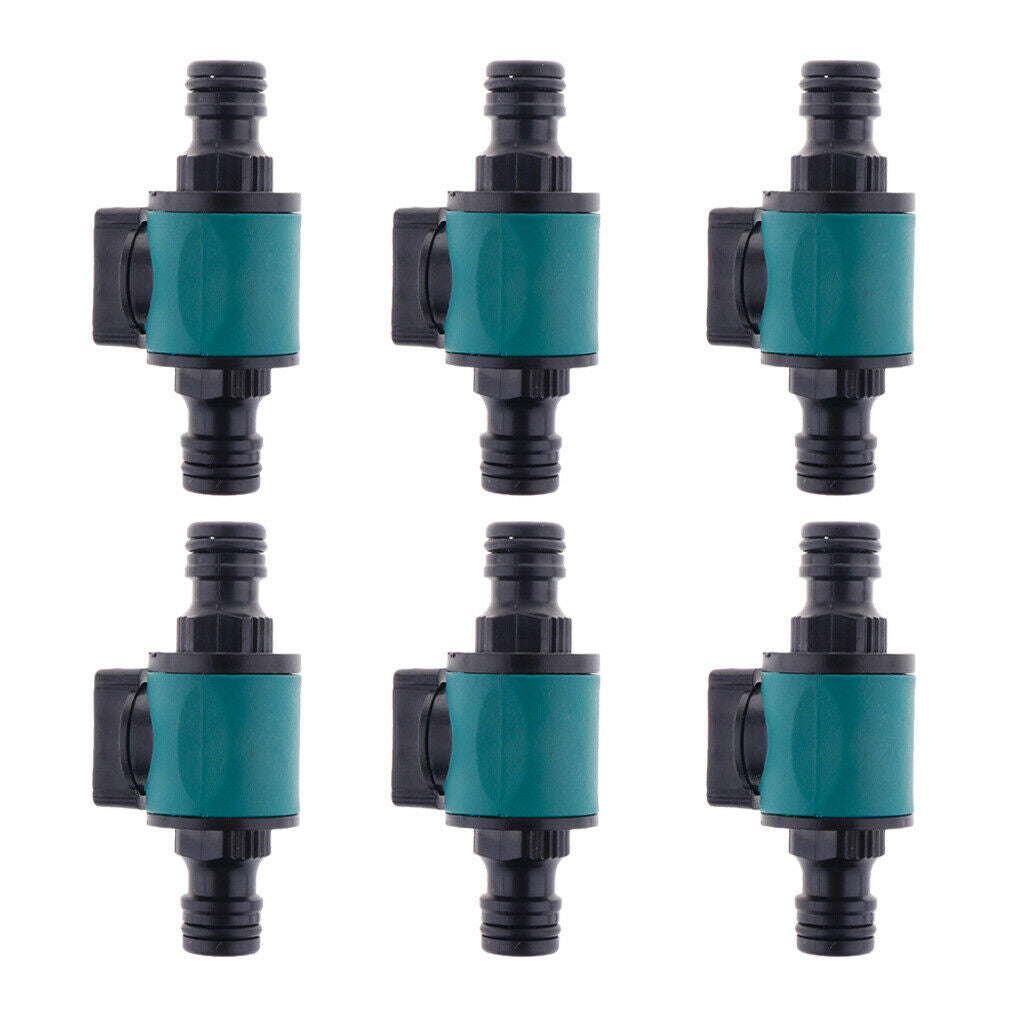 6 Pack Garden Hose Connector Tap Splitters Water Valves Bolted Hose Spigot
