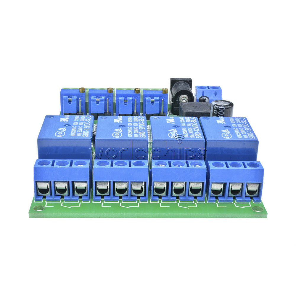 DC 12V 4Channel Voltage Comparator Stable LM393 Comparator Module