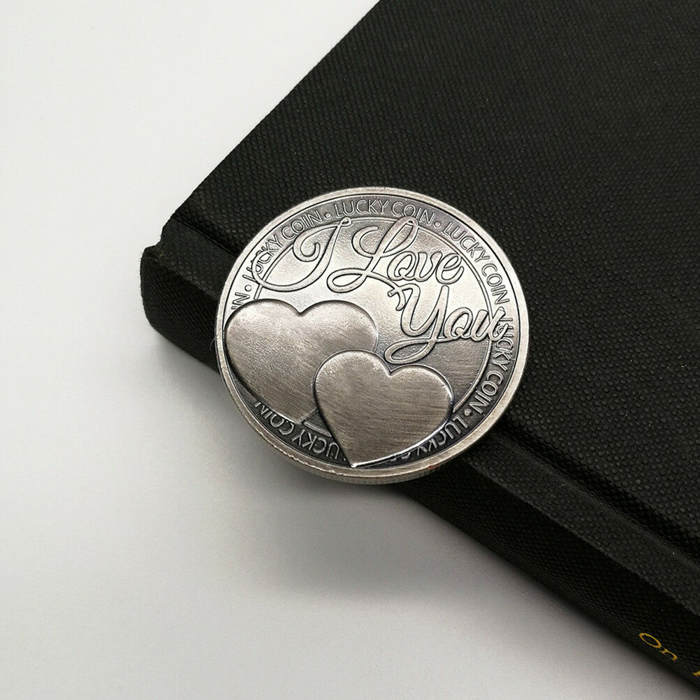 Commemorative coin lucky love word romance couple collection art gift souvenirBD
