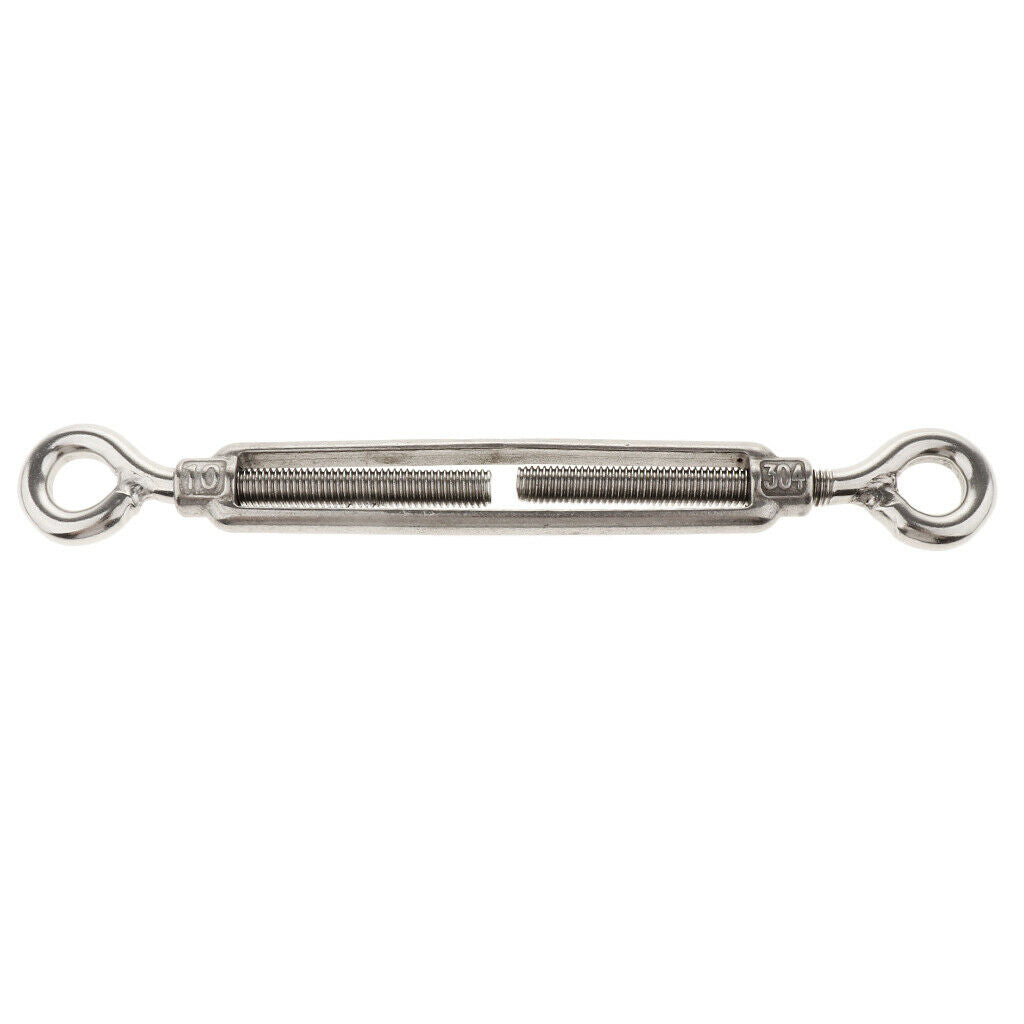 304 Stainless Steel Turnbuckle Screw M10 Suitable for Tightening Rope, Length