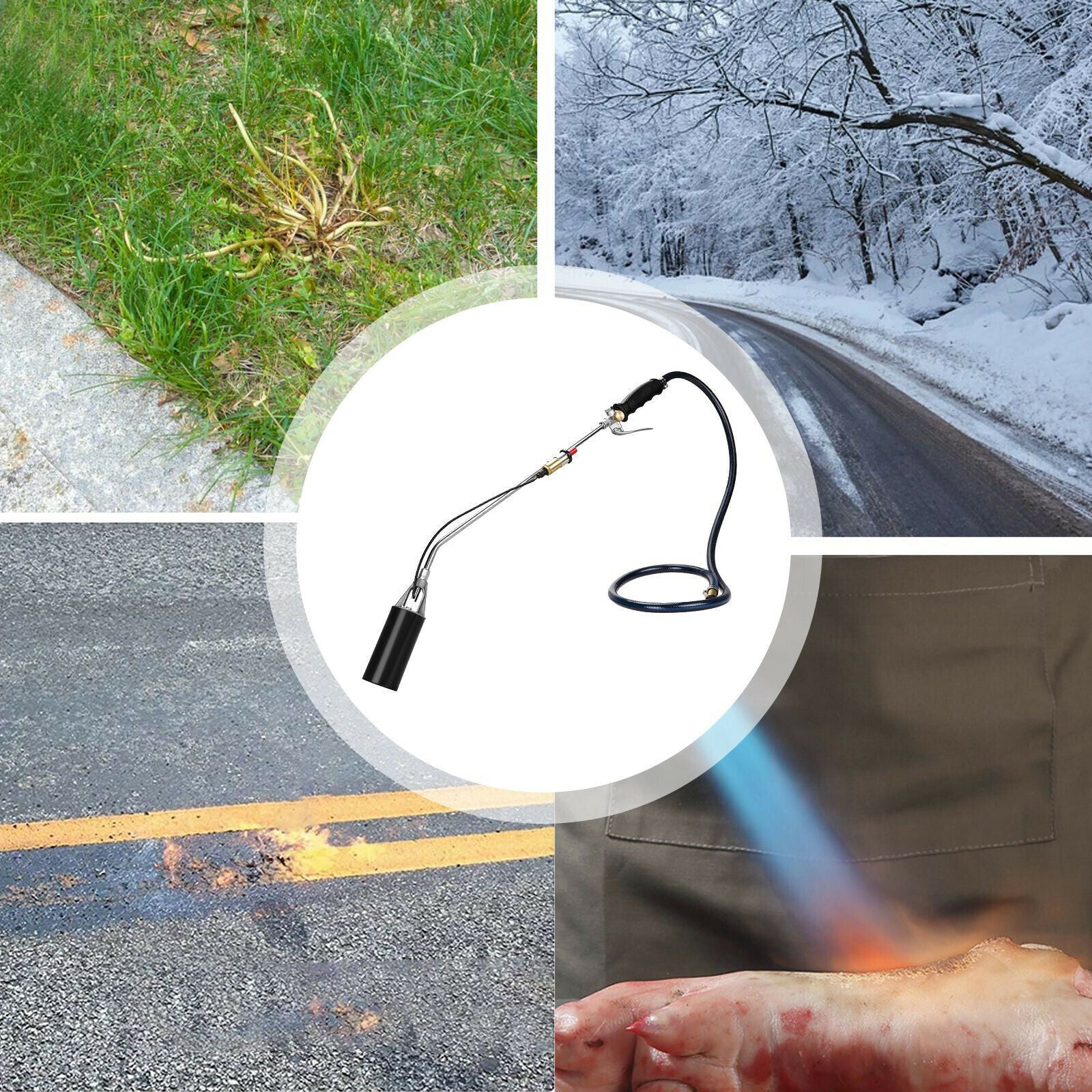 Propane Weed Torch Fire Gun Ice Melter Soldering Heating Handheld Torch