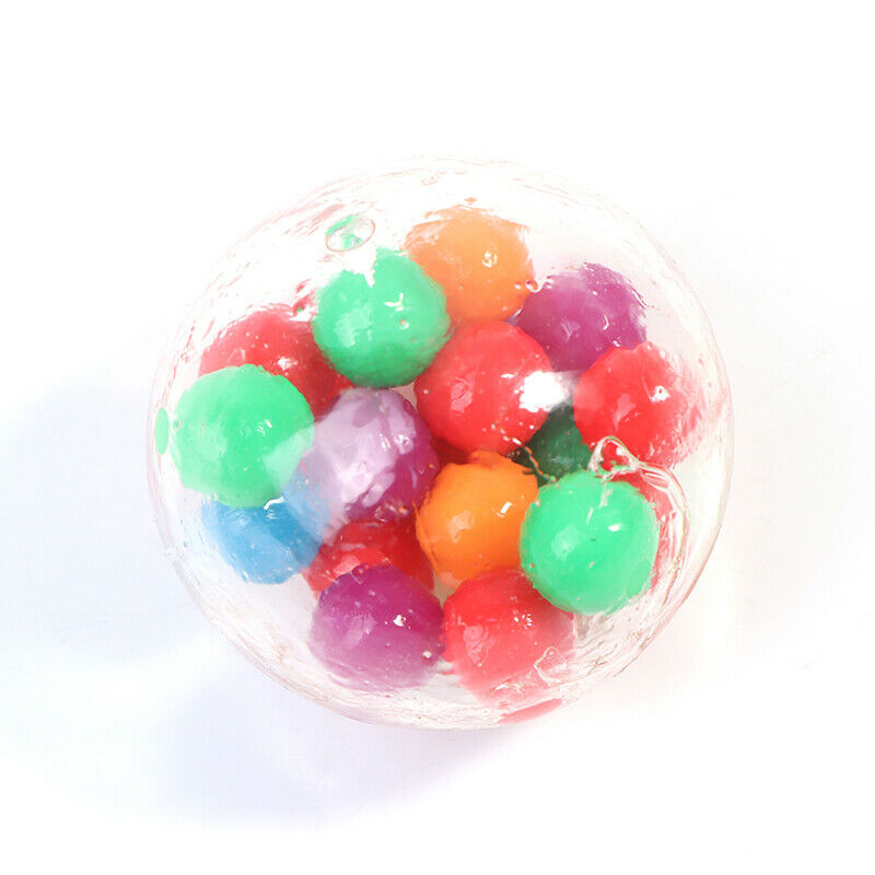 Anti Stress Face Reliever Colorful Ball Autism Mood Squeeze Relief Healthy YXDD