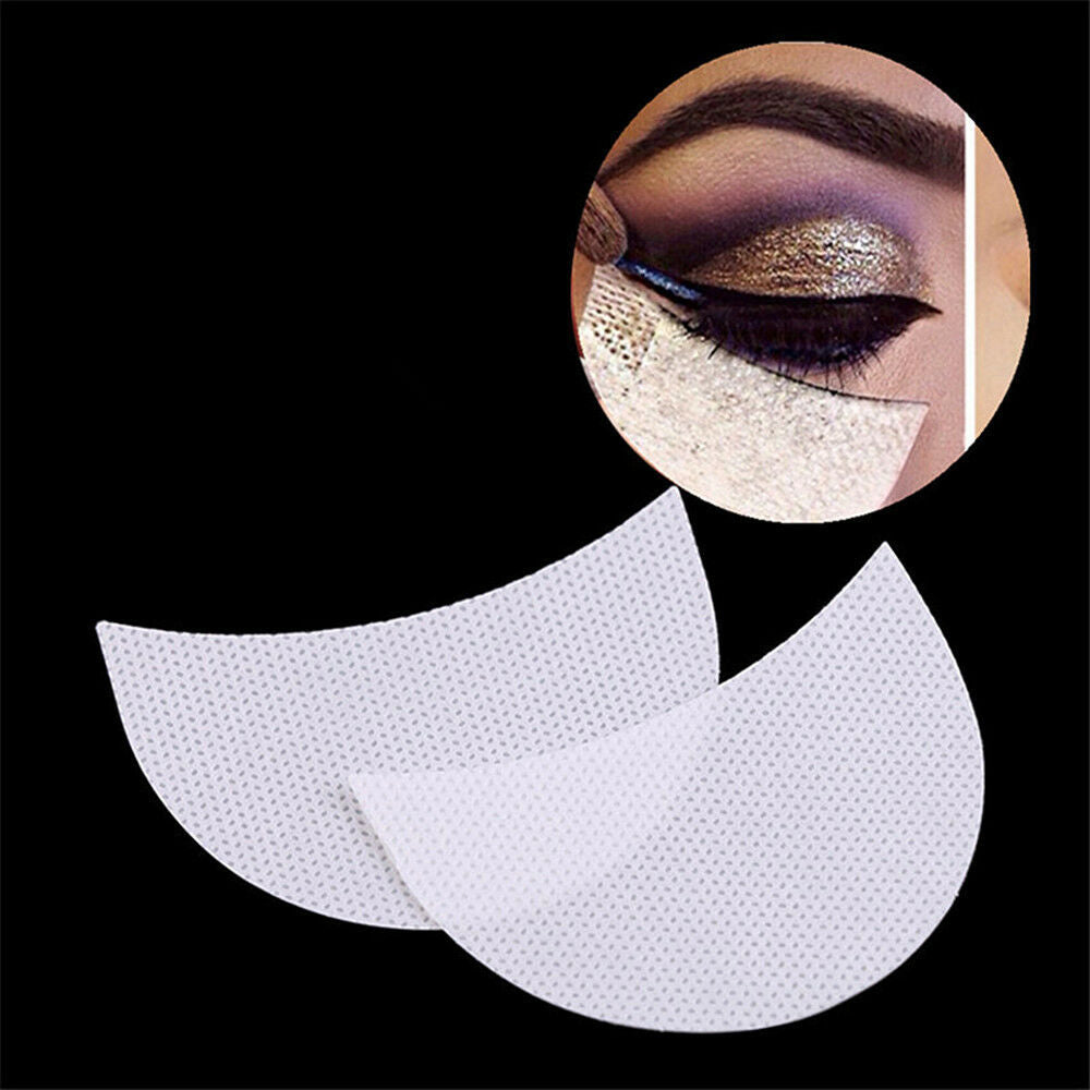 New 20Pcs Eye Shadow Shields Eyelash Pad Under Eye Stickers Makeup Supplies ~