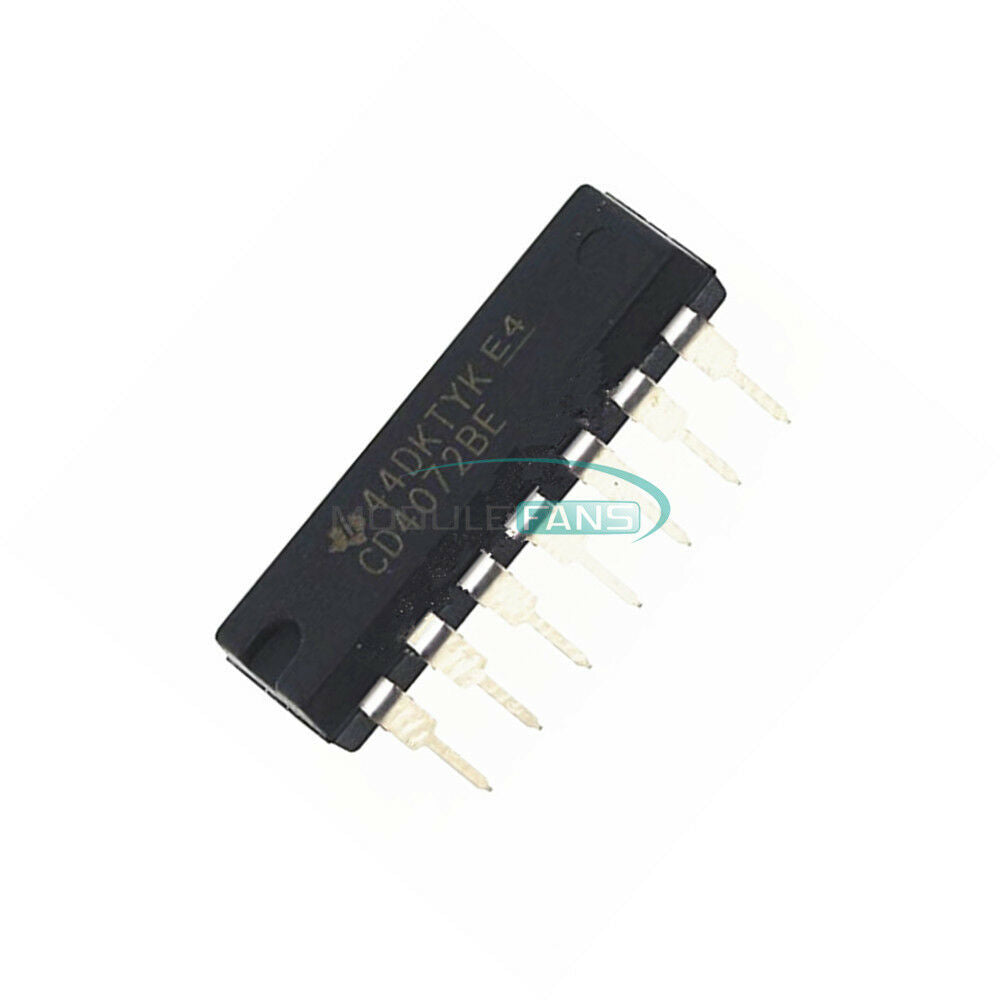 10PCS CD4072 CD4072BE 4072 DIP-14 TI CHIP IC MF