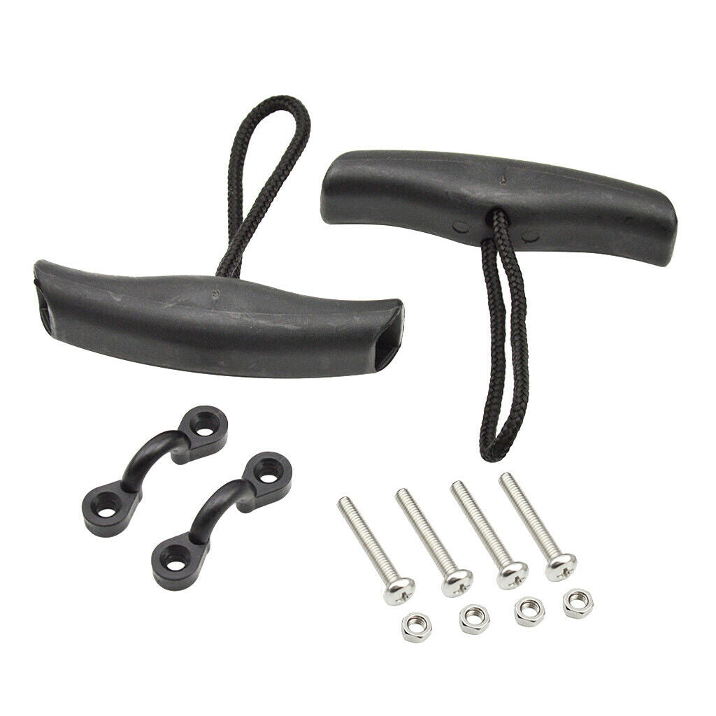1 Pair Kayak Toggle Handles Durable Nylon Canoe Boat Pull T Handle Replacement