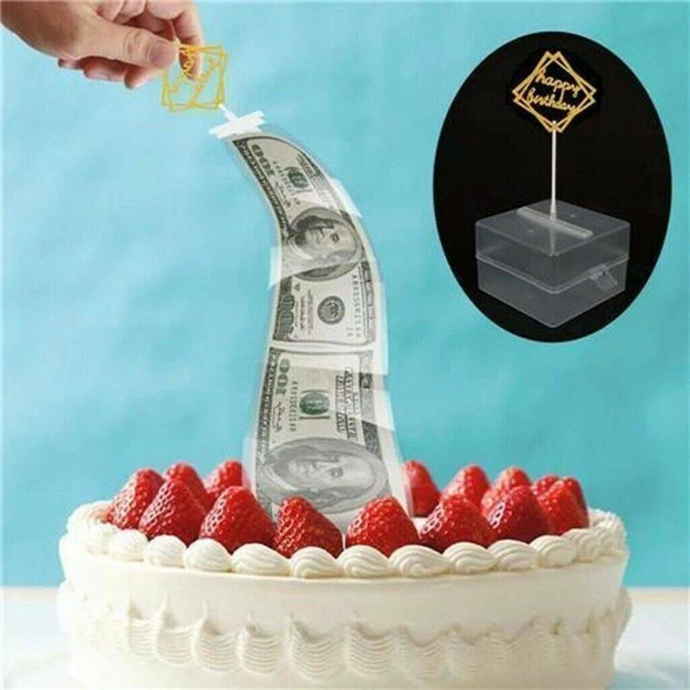 Newly Funny Cake ATM - Last day Suprise Money Box Best Gift For Birthday Party !