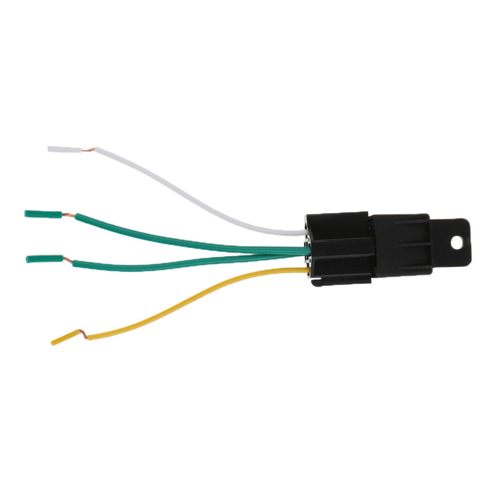 Car Vehicle 12V Volt 40A AMP Relay & Socket SPDT 4Pin 4Wire Normally Closed