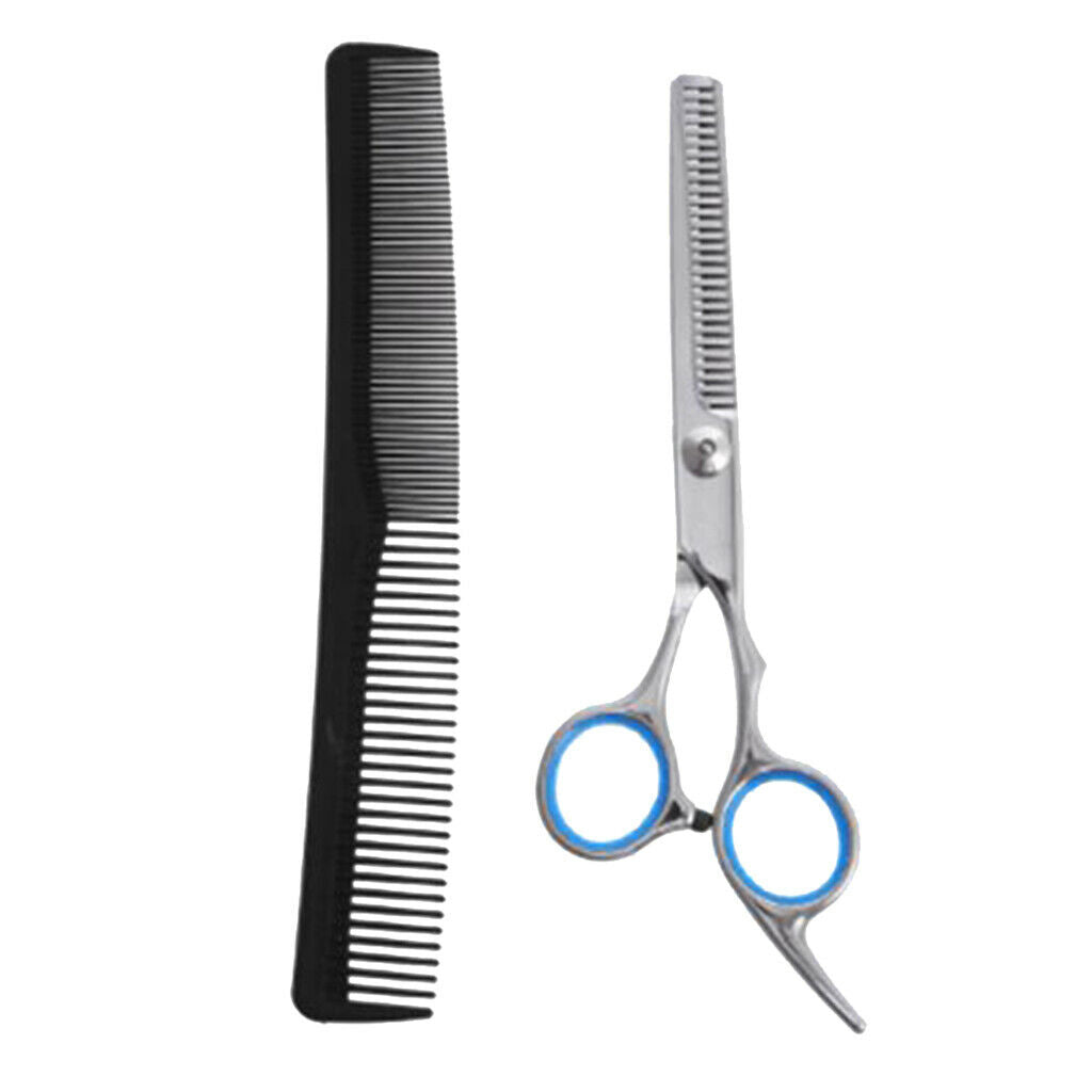 Pro Hairdressing Hair Cutting Scissors Thinners Salon Shears with Comb Set