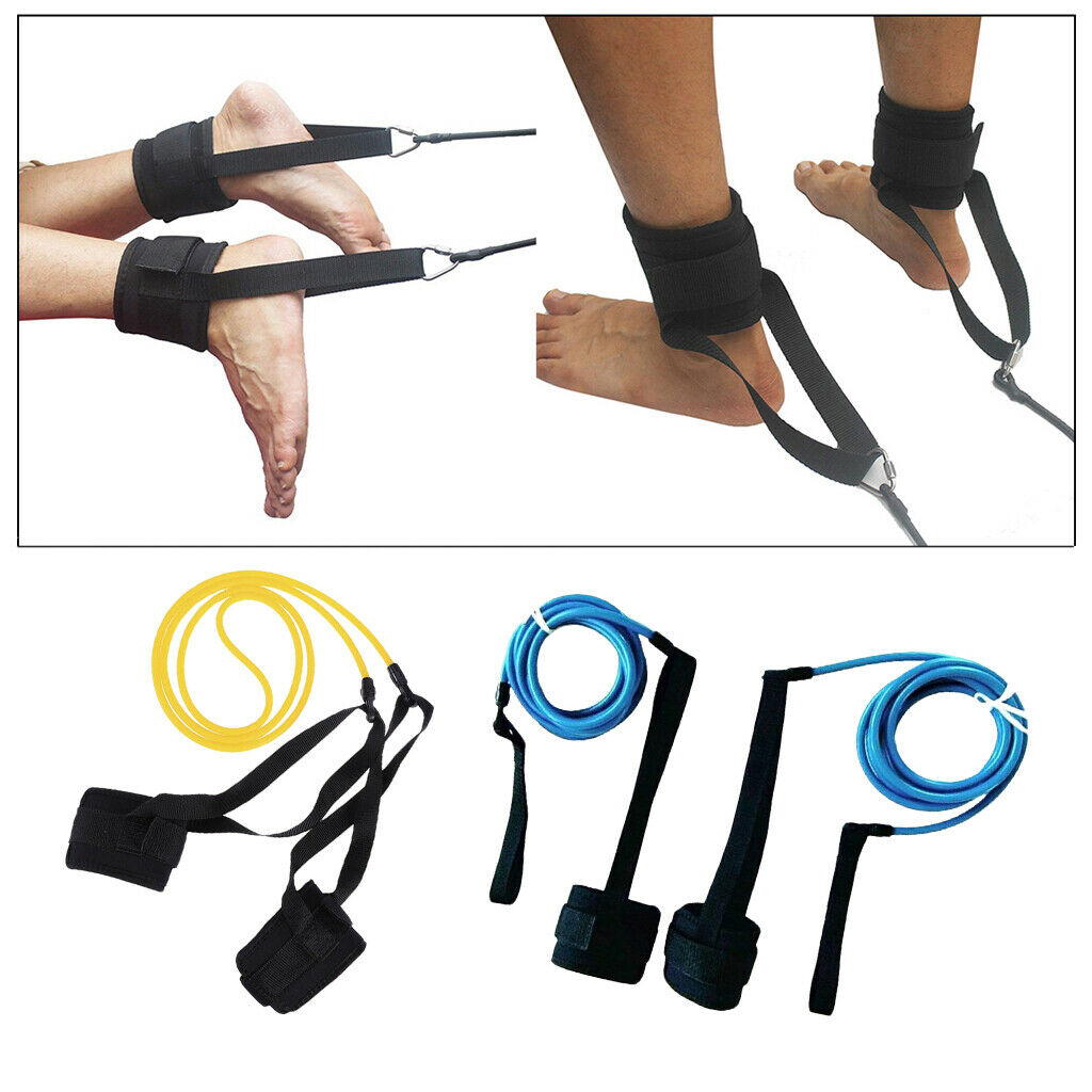 2Set Swim Bungee Training Belt Swimming Resistance Safety Leash Exerciser Tether