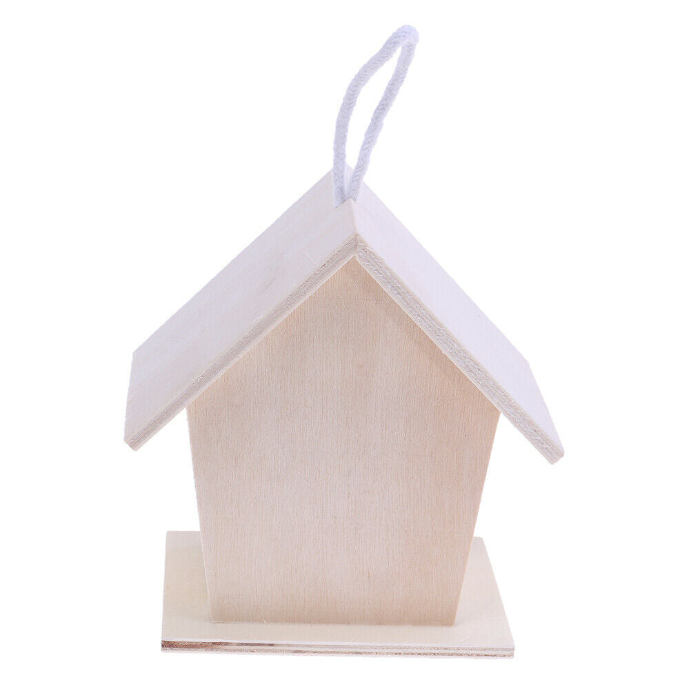1pc Wooden garden Bird Cages Nests bird house jsJC.l8