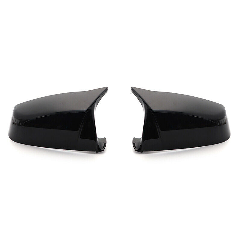 Fits BMW F01 F02 F03 F10 F11 F12 Pair Side Rearview Mirror Cover Cap Gloss Black