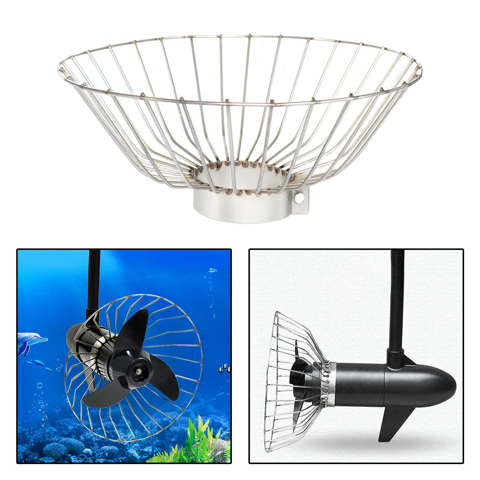Marine Engine Propeller Net Cover Fishing Boat Kayak Propulsion Motor Cage