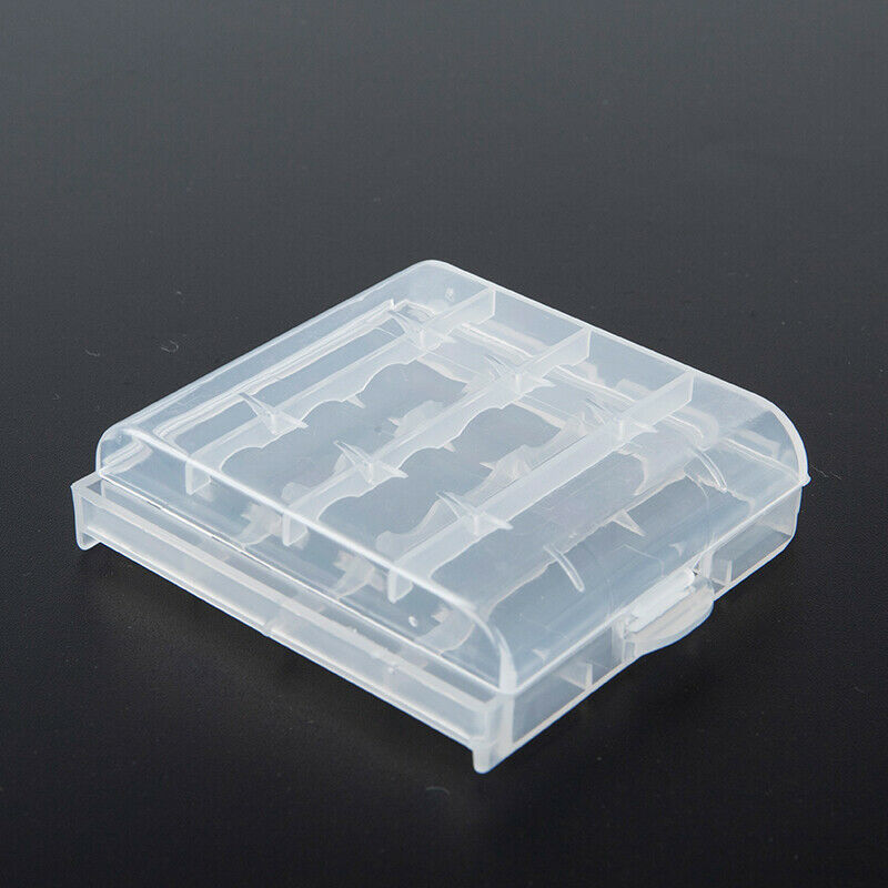 4 grid Portable Hard Plastic Case Holder Storage Box Cover for AA / AAA B.l8