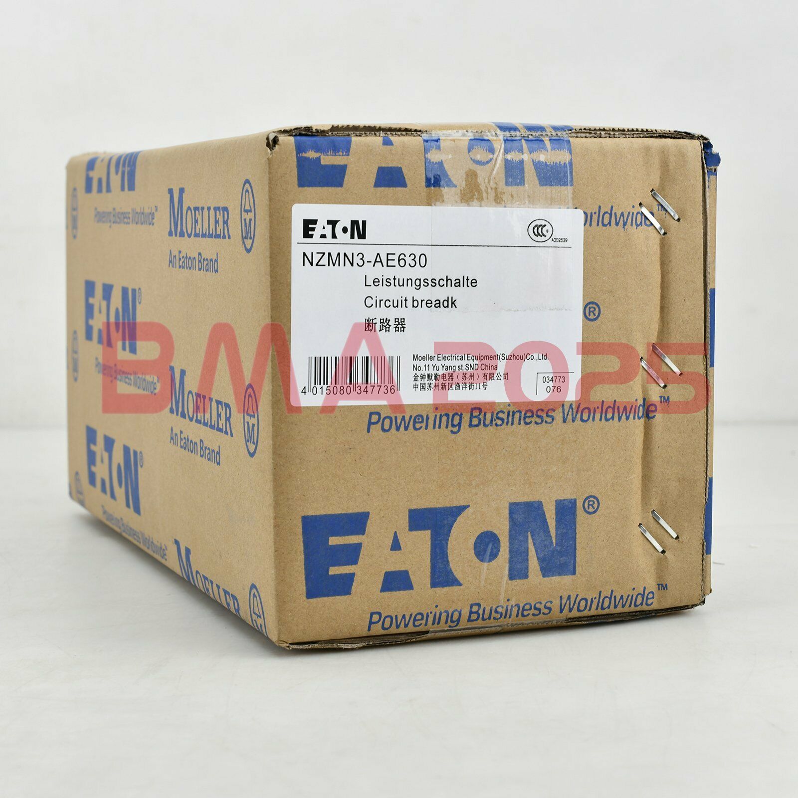 1PC New EATON MOELLER Circuit Breaker NZMN3-AE630 1year warranty DHL free Ship