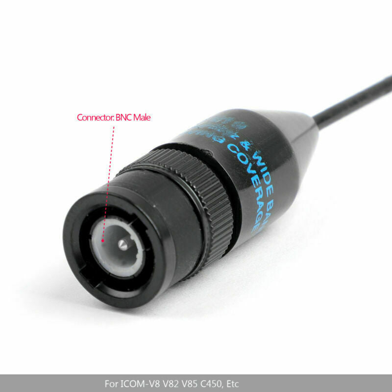 RH519 Antenna BNC Male Dual Band VHF UHF 144/430Mhz For ICOM-V8 V82 V85 C450