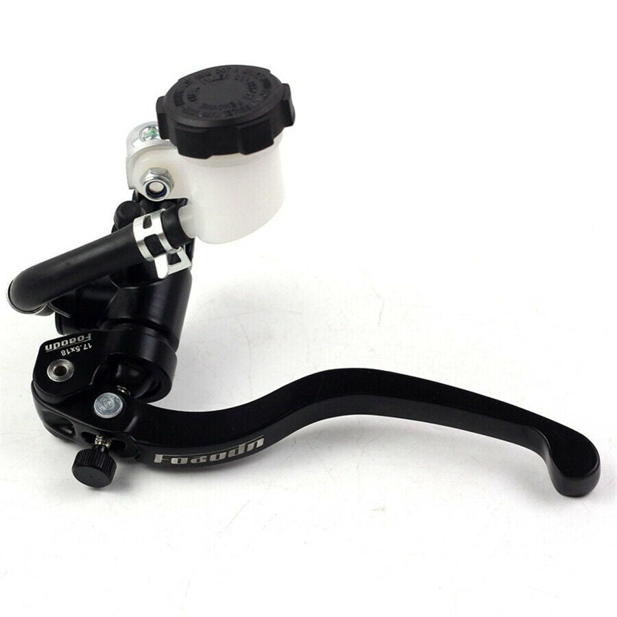 18*17.5 Aluminum Motorcycle Brake CLutch Pump Lever Radial Master Cylinder 22mm