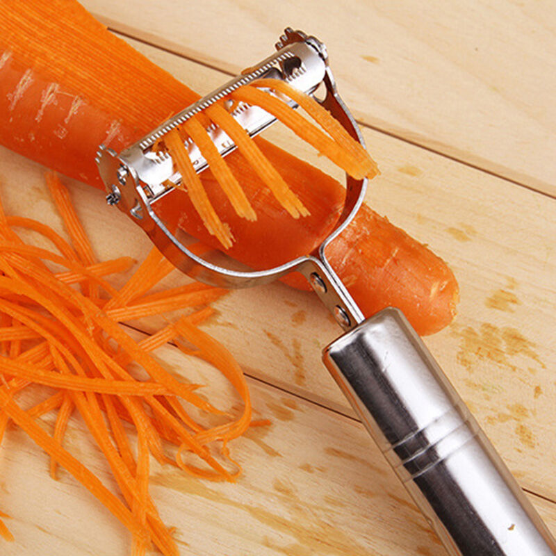 Stainless Steel Vegetable Fruit Peeler Julienne Hand Cutter Slicer Kitche.l8