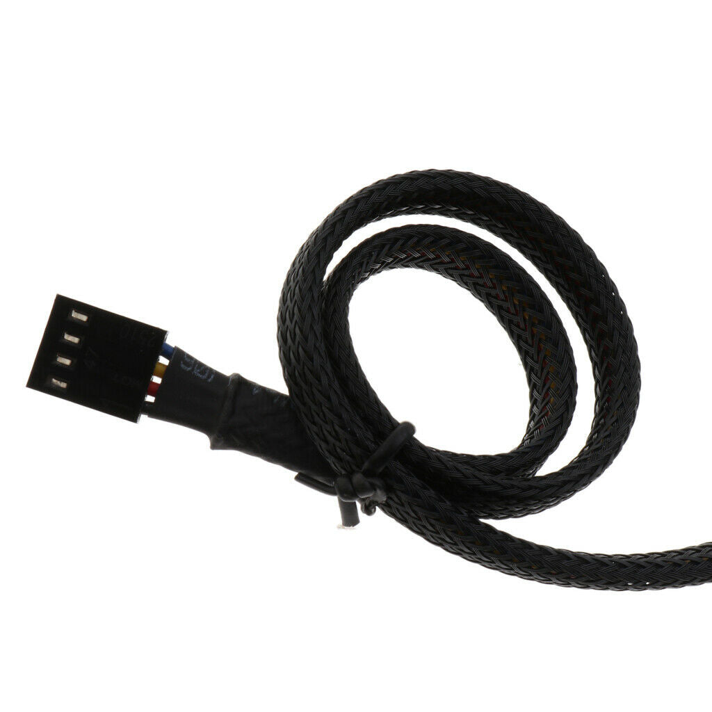 4-way PWM splitter hub PC cooler fan power cable 1 to 4 ways