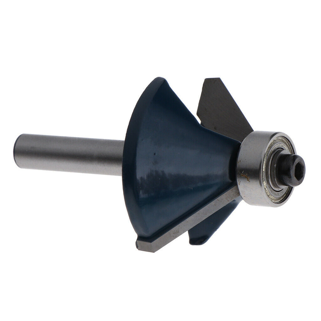 45° Chamfer& Bevel Beading Edging Router Bit 1/4'' Shank For Woodworking