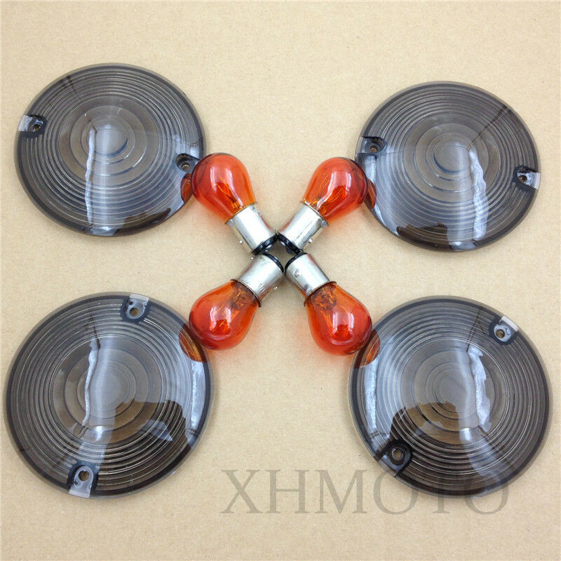Smoke Turn Signal Lens For 98-17 Haley Davidson Road Glide FLTR FLTRU FLTRX