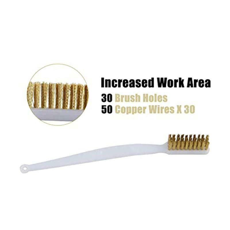 Copper Wire Toothbrush for Nozzle Block Hotend Cleaning Hot Bed Cleaning Parts