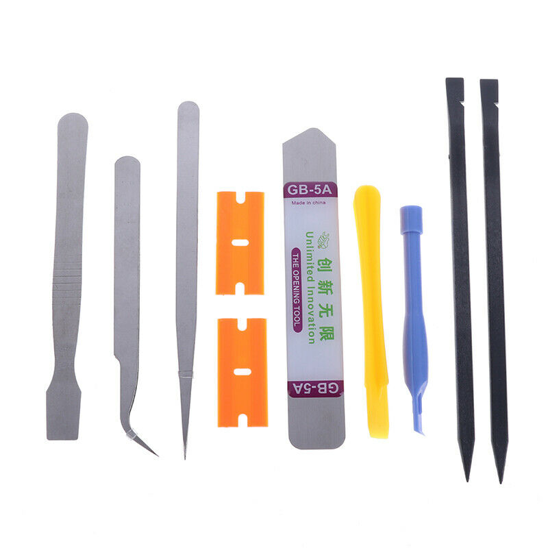 10 in 1 tablet phone repair disassembly tool tweezers crowbar disassembly pi Kt