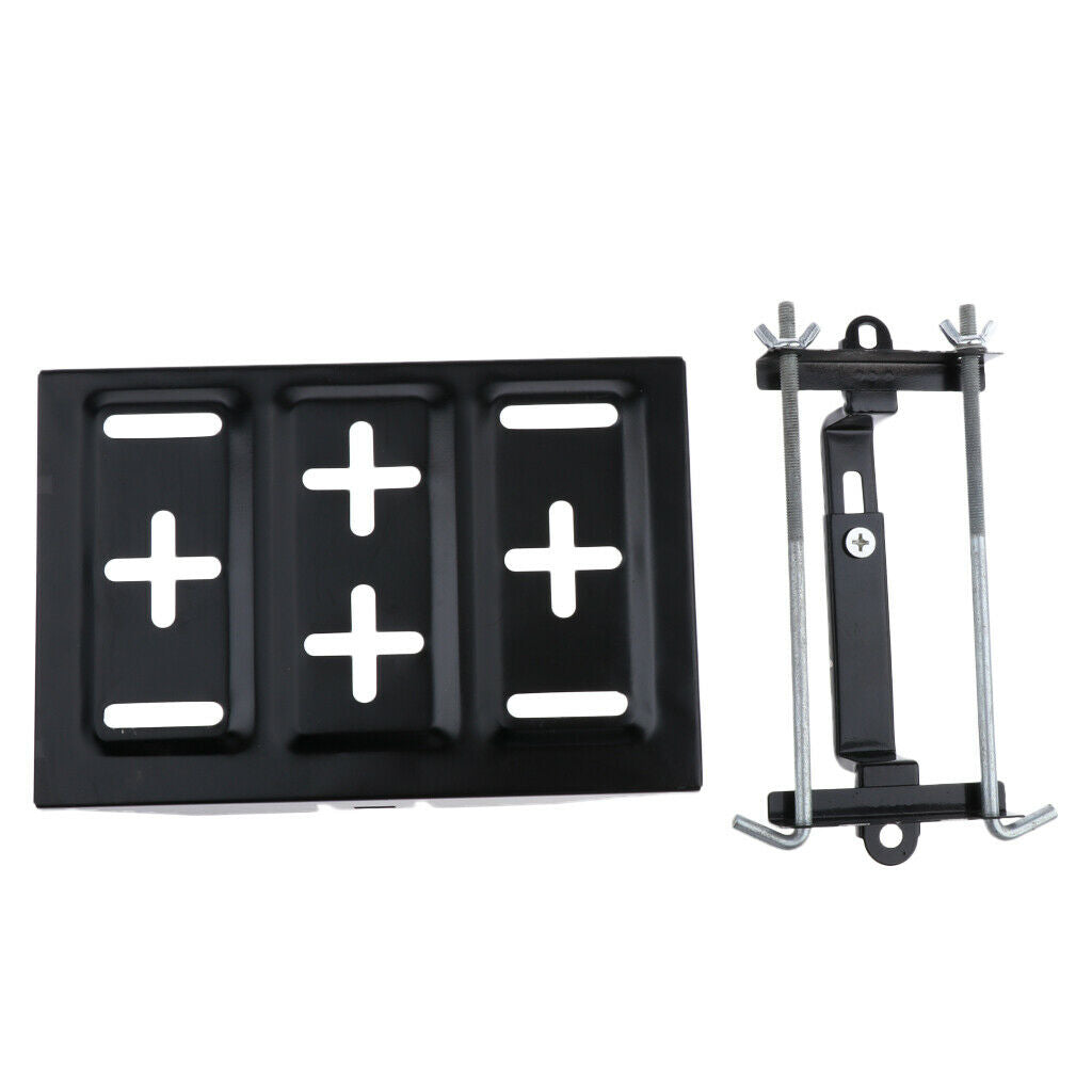 2x Car Battery Tray Recessed Slots