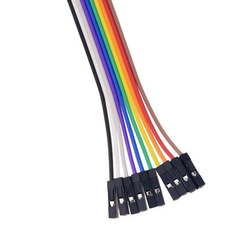 10pin Double-end Wire Crocodile Clip Test Lead Jumper Wire Line Cable Connection