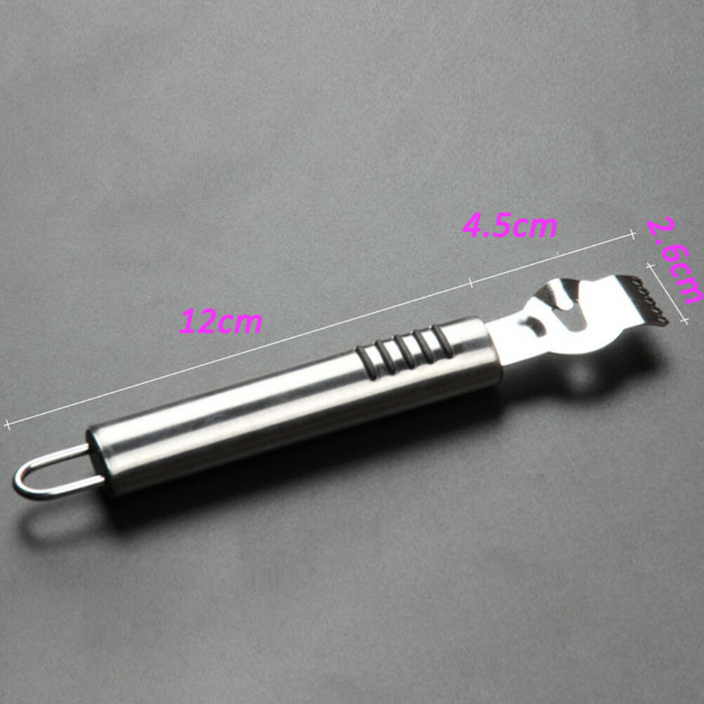 Lemon Orange Zester Citrus Grater Stainless Steel Grips Lime Zest Peeling .l8