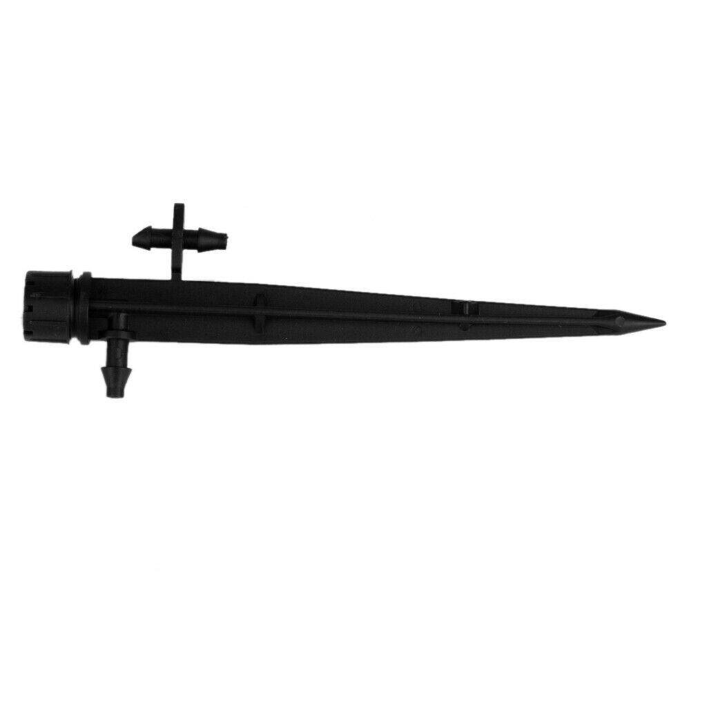 100x Black Irrigation Drippers Water Drip Emitters Sprinkler for Flower Beds