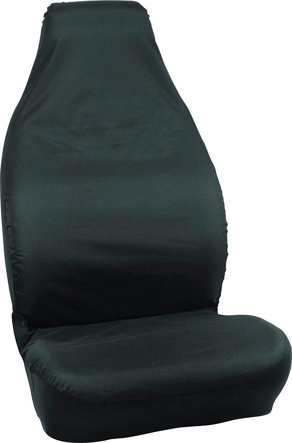 2xBlack Universal Car Front Seat Covers Seat Protector Stains Dirt Protect Cover