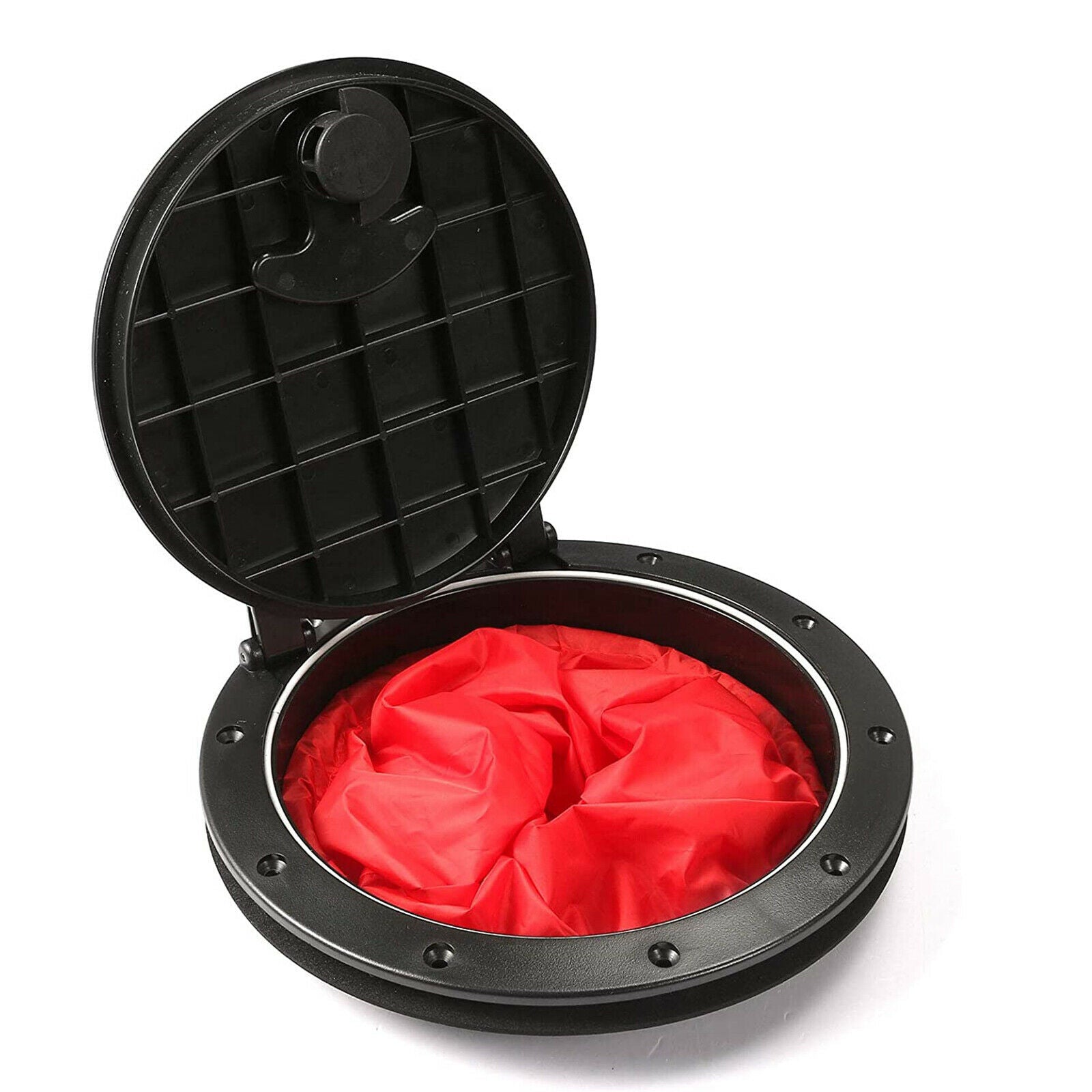Kayak Hatch Inspection Cover Boat Marine Deck Plate Storage Bag & Screws
